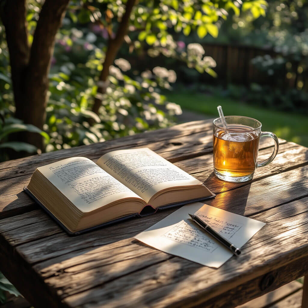 Ein Tisch, ein Moment, ein Gedanke